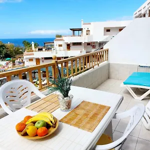 First Line Geranios Ocean View Air Conditioned 50 M From La Pinta Apartment